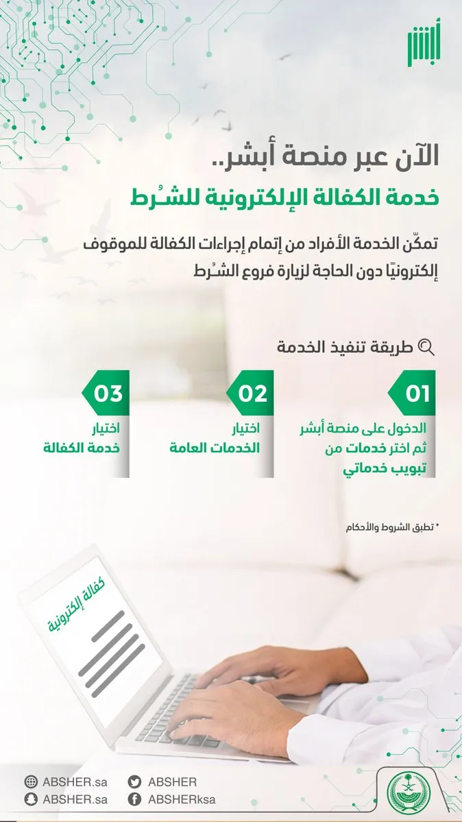 منصة أبشر
